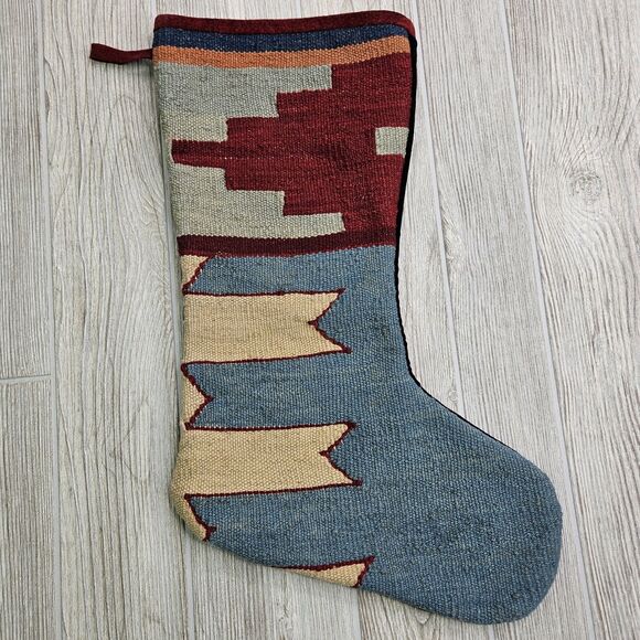 Set Of 4‎ Large Kilim Christmas Stockings Native American Aztec Four Lot - Picture 13 of 13
